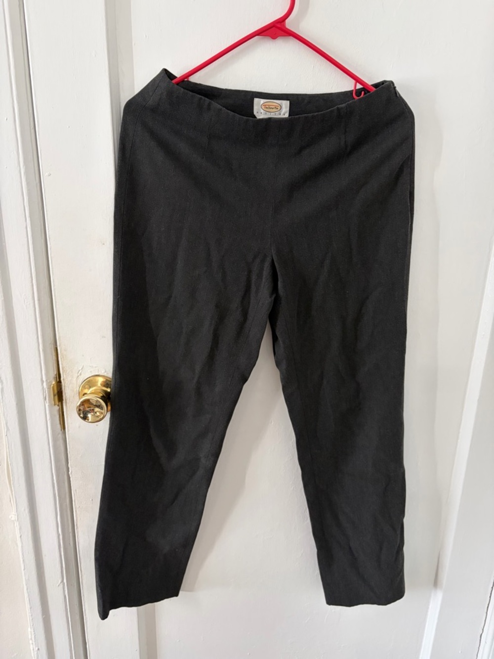 VTG 90s Talbots Petite Gray Pants 2